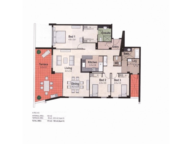 1/492 The Esplanade, Warners Bay NSW 2282 Floorplan