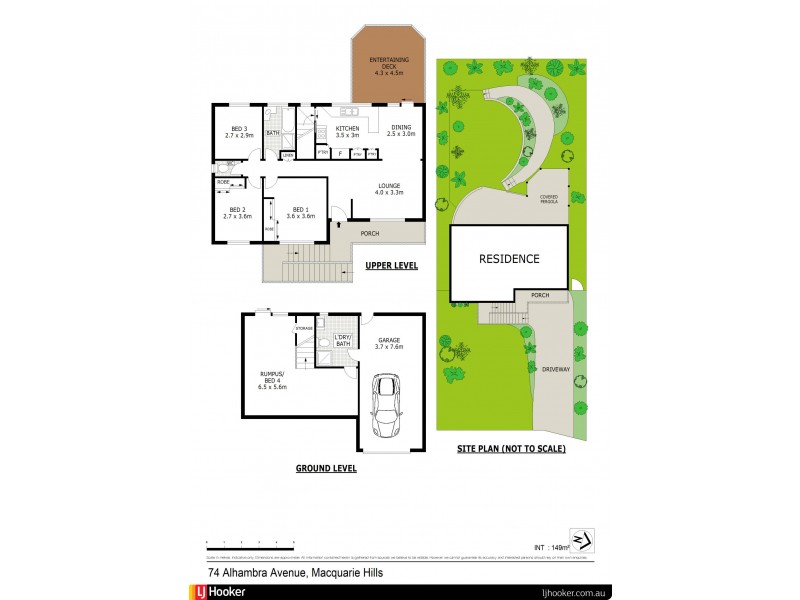 74 Alhambra Avenue, Macquarie Hills NSW 2285 Floorplan