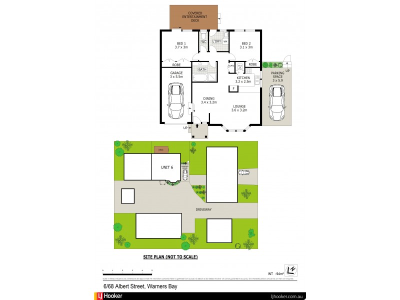 6/68 Albert Street, Warners Bay NSW 2282 Floorplan