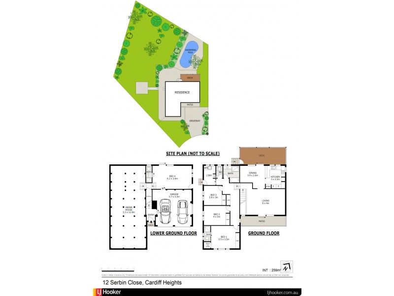 12 Serbin Close, Cardiff Heights NSW 2285 Floorplan