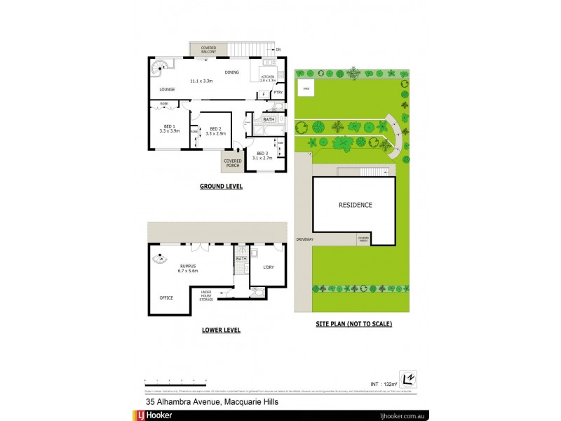 35 Alhambra Avenue, Macquarie Hills NSW 2285 Floorplan
