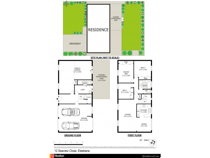 12 Seaview Close, Eleebana NSW 2282 Floorplan