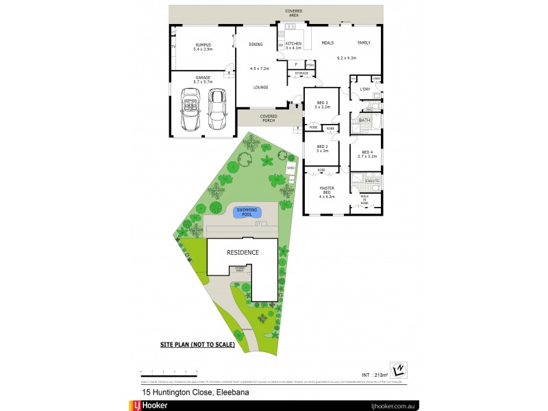 15 Huntington Close, Eleebana NSW 2282 Floorplan