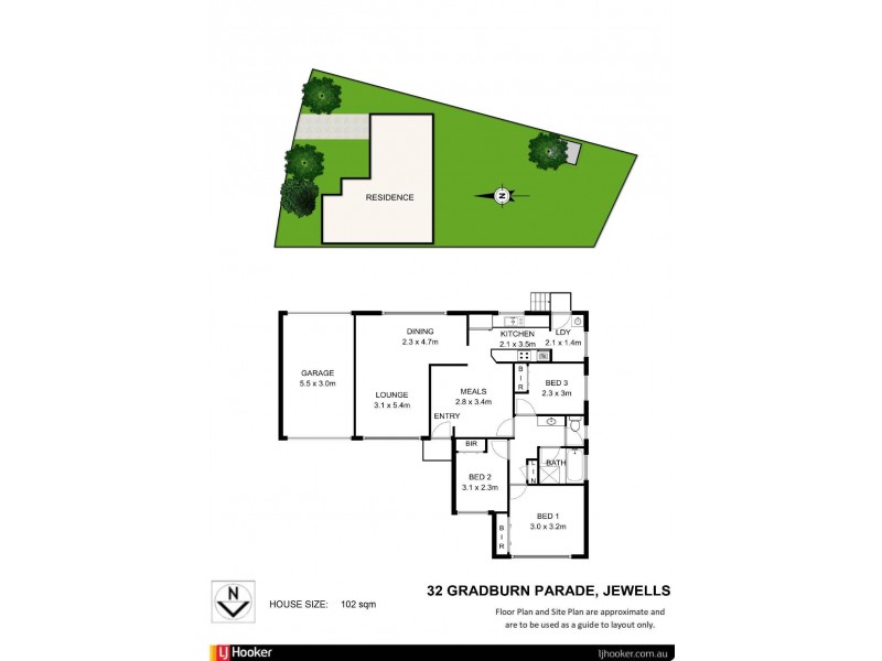 32 Gradburn Parade, Jewells NSW 2280 Floorplan