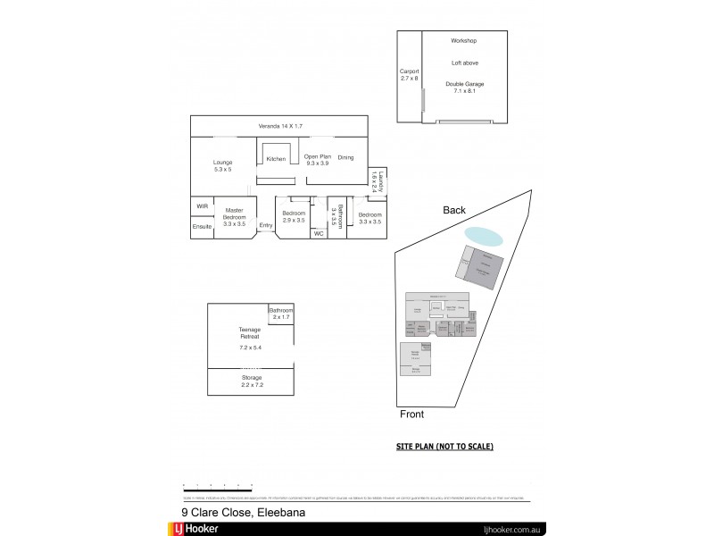 9 Clare Close, Eleebana NSW 2282 Floorplan