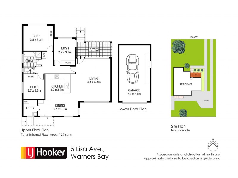 5 Lisa Avenue, Warners Bay NSW 2282 Floorplan