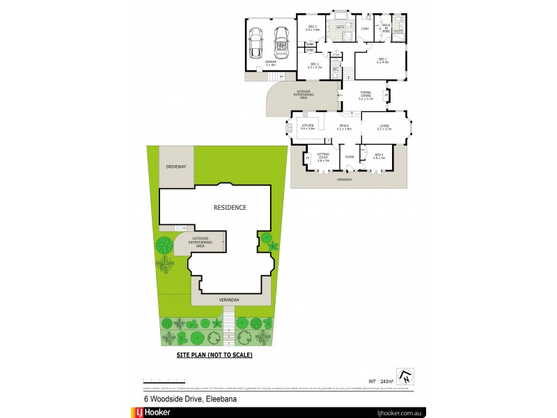 6 Woodside Drive, Eleebana NSW 2282 Floorplan