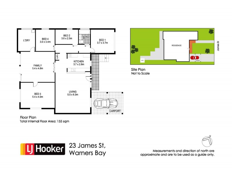23 James Street, Warners Bay NSW 2282 Floorplan