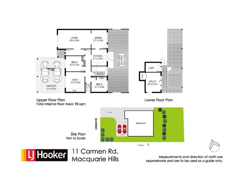 11 Carmen Road, Macquarie Hills NSW 2285 Floorplan