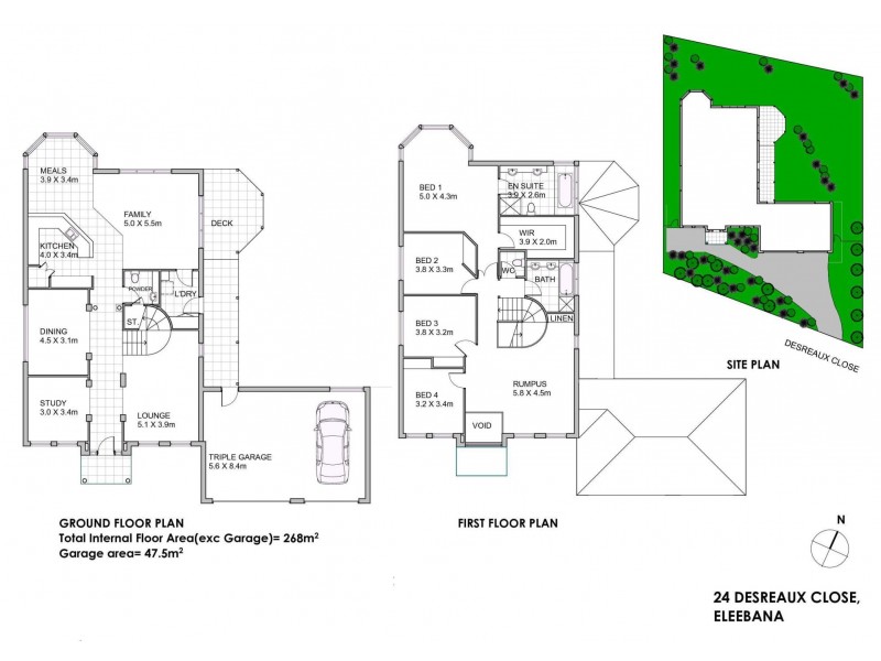 24 Desreaux Close, Eleebana NSW 2282 Floorplan