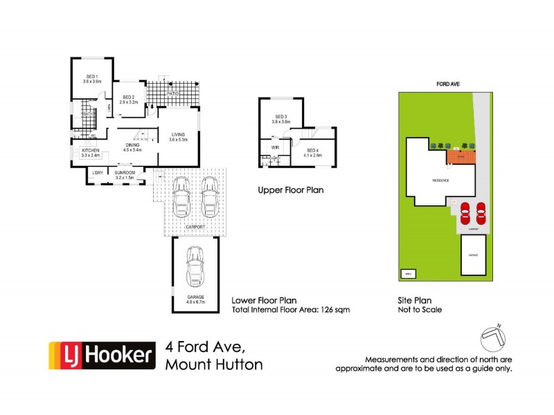 4 Ford Avenue, Mount Hutton NSW 2290 Floorplan