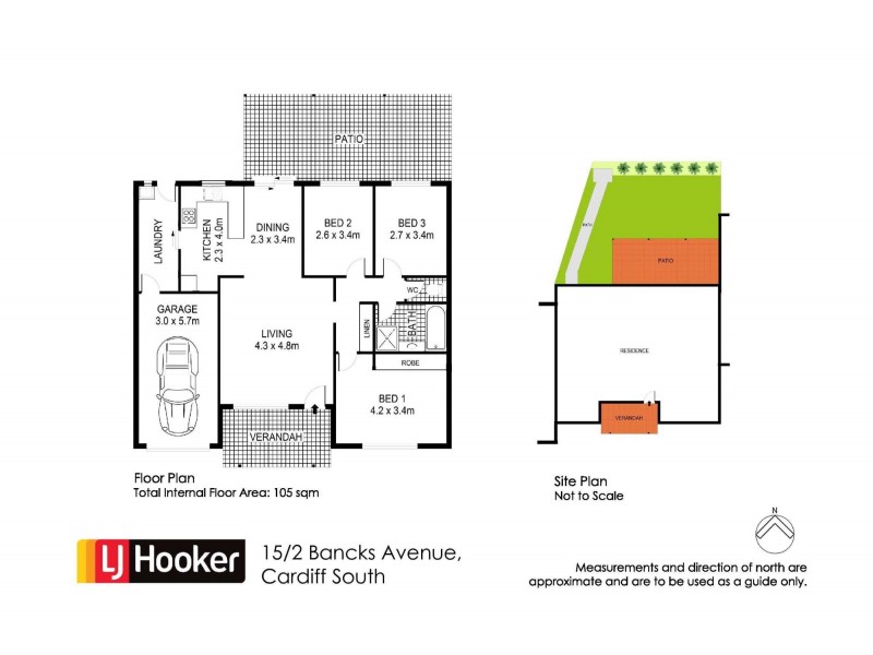 15/2 Bancks Avenue, Cardiff South NSW 2285 Floorplan