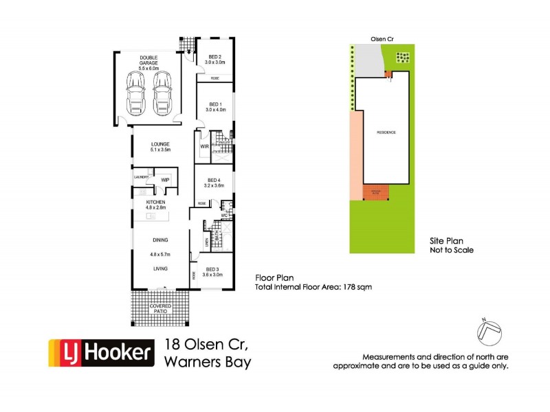 18 Olsen Crescent, Warners Bay NSW 2282 Floorplan