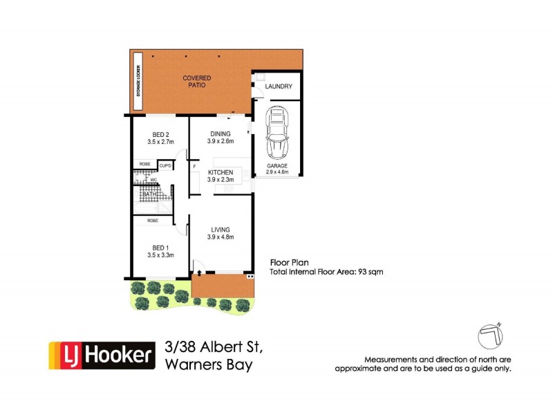 3/38 Albert Street, Warners Bay NSW 2282 Floorplan