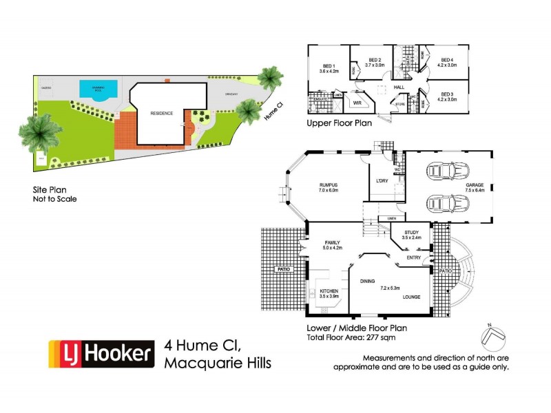 4 Hume Close, Macquarie Hills NSW 2285 Floorplan