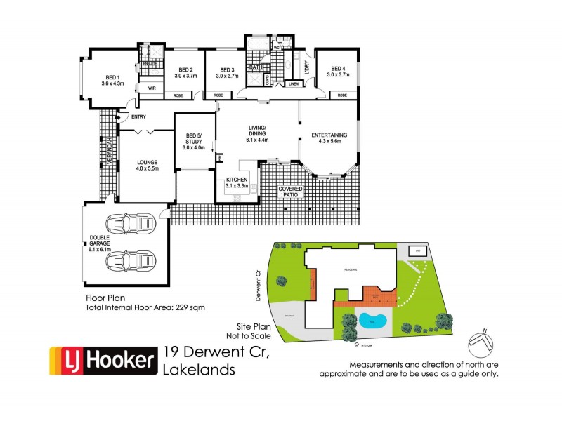 19 Derwent Crescent, Lakelands NSW 2282 Floorplan