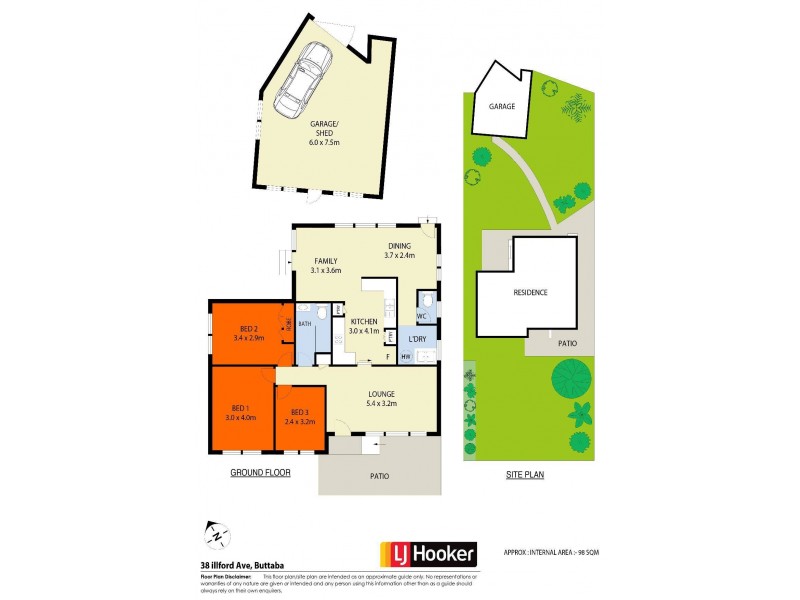 38 Ilford Avenue, Buttaba NSW 2283 Floorplan
