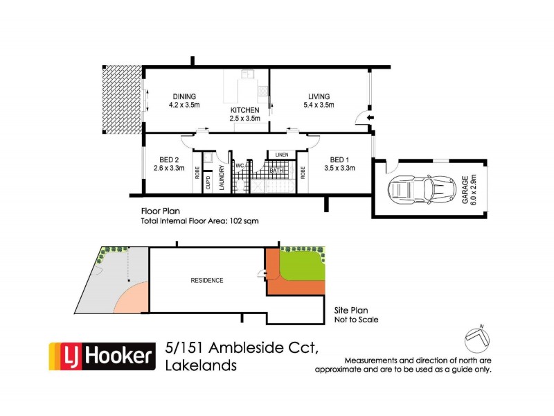5/151 Ambleside Circuit, Lakelands NSW 2282 Floorplan