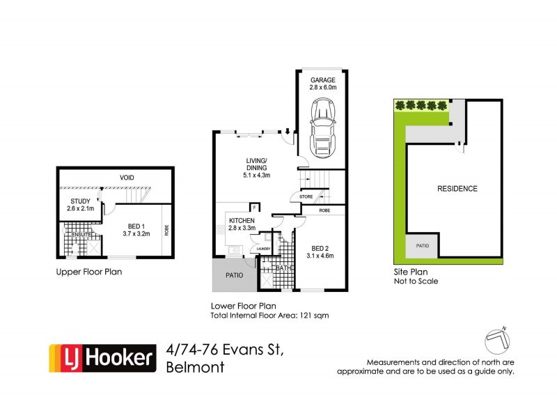 4/74-76 Evans Street, Belmont NSW 2280 Floorplan