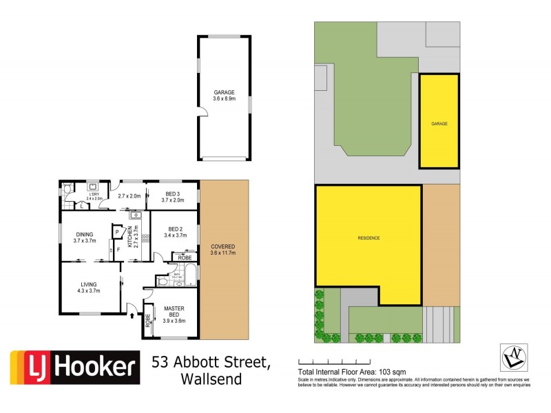 53 Abbott Street, Wallsend NSW 2287 Floorplan