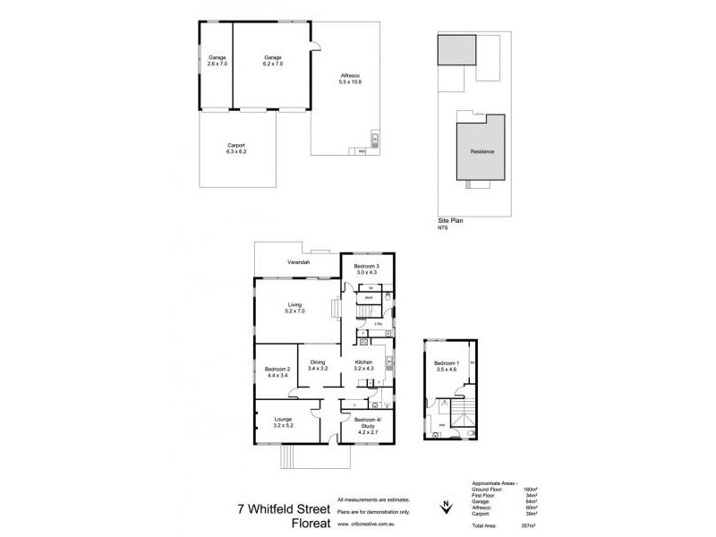 7 Whitfeld Street, Floreat WA 6014 Floorplan