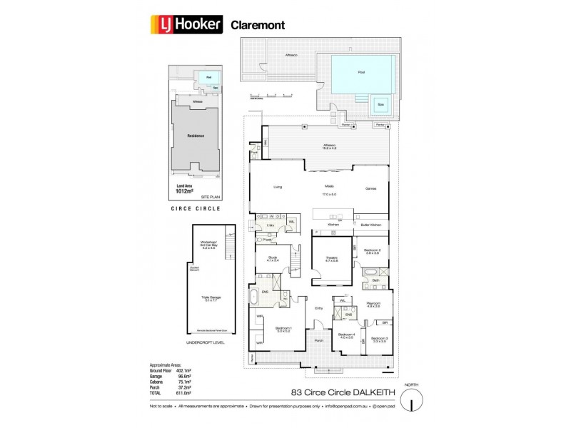 83 Circe Circle, Dalkeith WA 6009 Floorplan