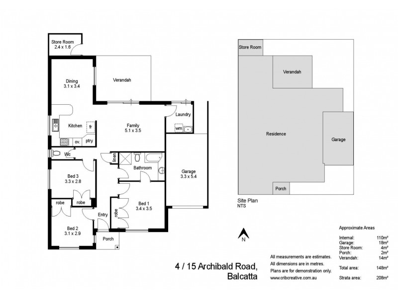 4/15 Archibald Road, Balcatta WA 6021 Floorplan