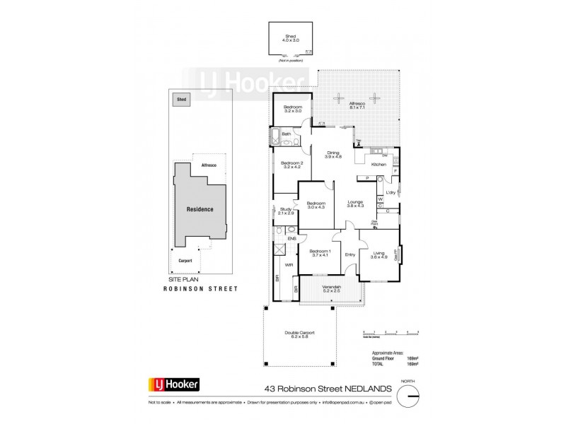 43 Robinson Street, Nedlands WA 6009 Floorplan