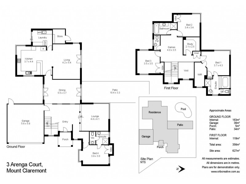 3 Arenga Court, Mount Claremont WA 6010 Floorplan