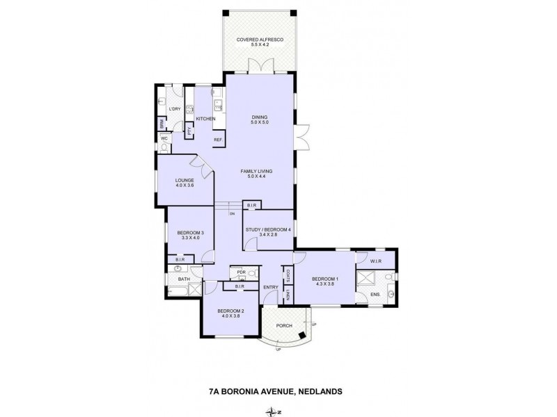 7A Boronia Avenue, Nedlands WA 6009 Floorplan