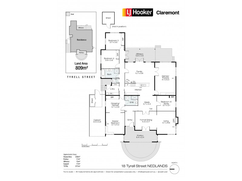 18 Tyrell Street, Nedlands WA 6009 Floorplan