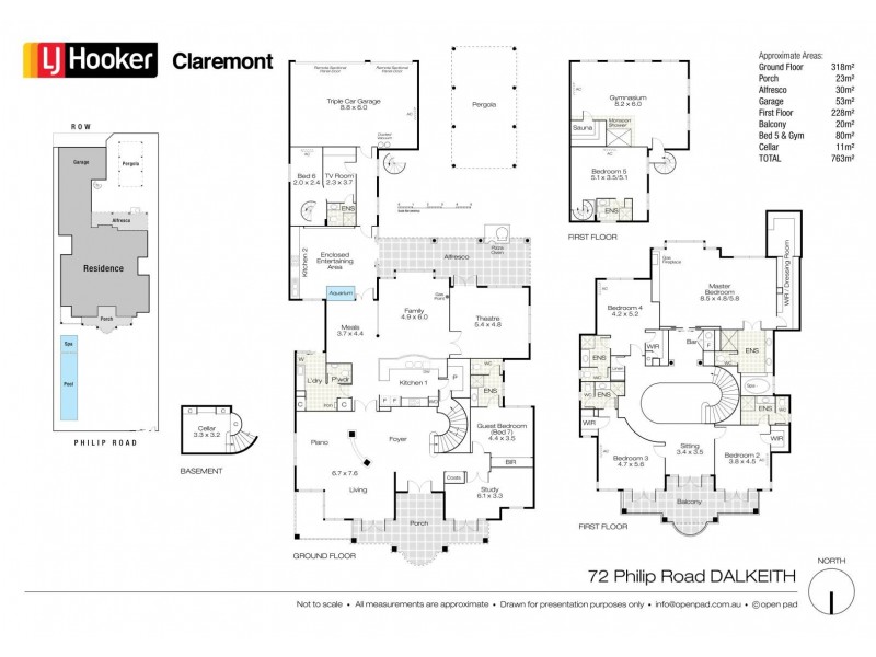 72 Philip Road, Dalkeith WA 6009 Floorplan