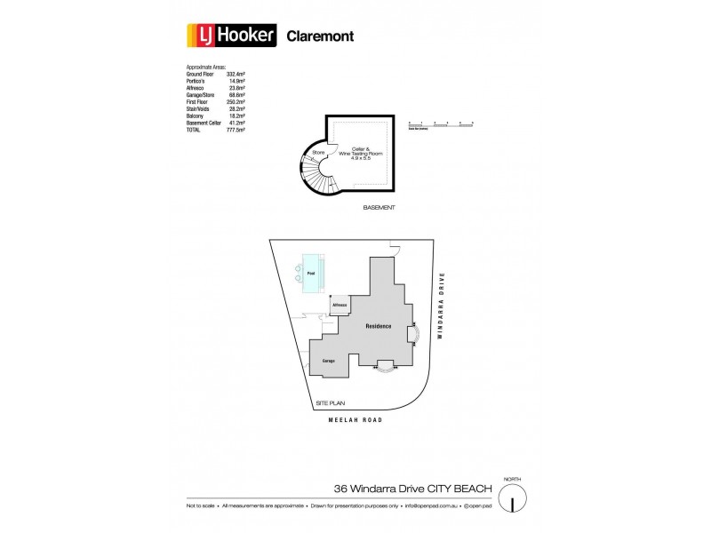 36 Windarra Drive, City Beach WA 6015 Floorplan