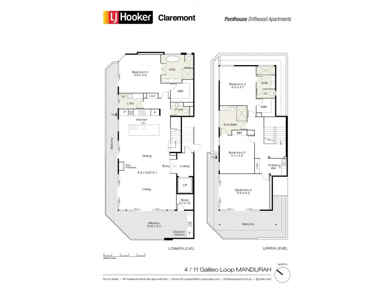 4/11 Galileo Loop, Mandurah WA 6210 Floorplan