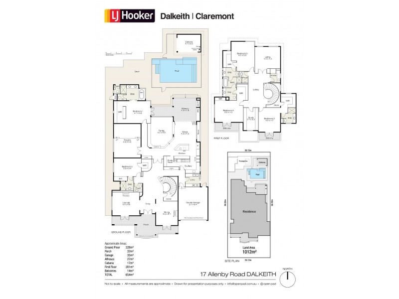 17 Allenby Road, Dalkeith WA 6009 Floorplan