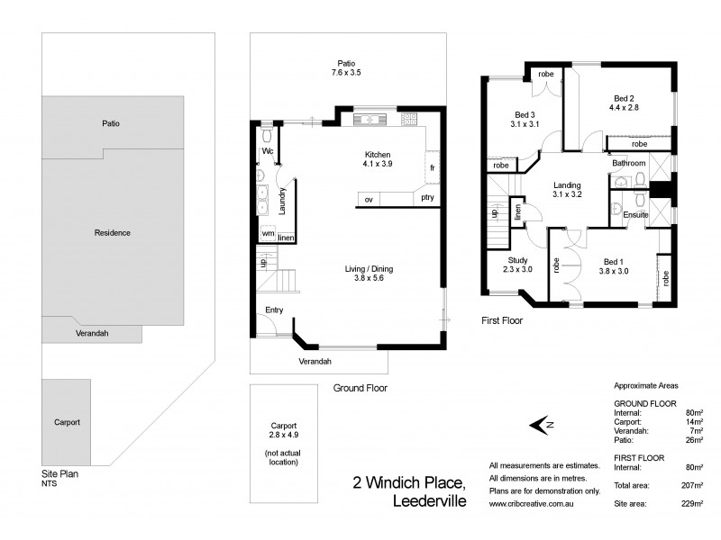 2 Windich Place, Leederville WA 6007 Floorplan