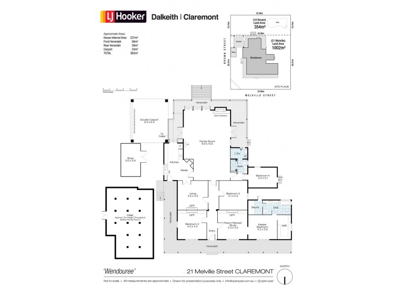21 Melville Street, Claremont WA 6010 Floorplan