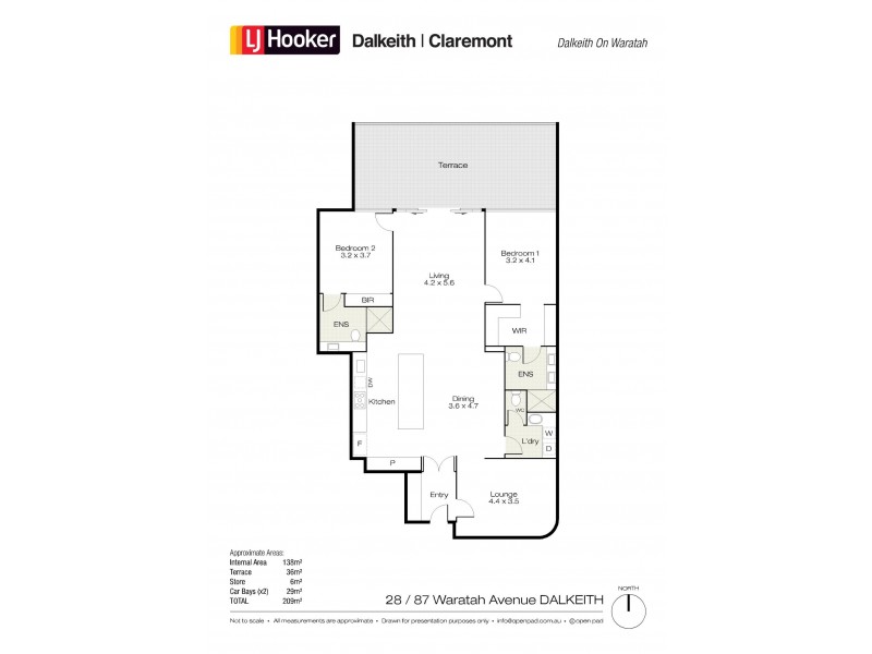 28/87 Waratah Avenue, Dalkeith WA 6009 Floorplan