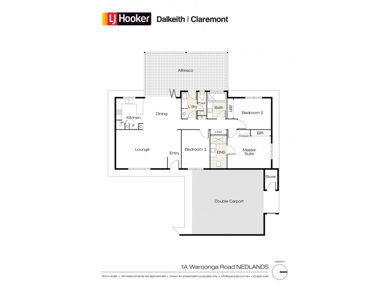 1A Waroonga Road, Nedlands WA 6009 Floorplan