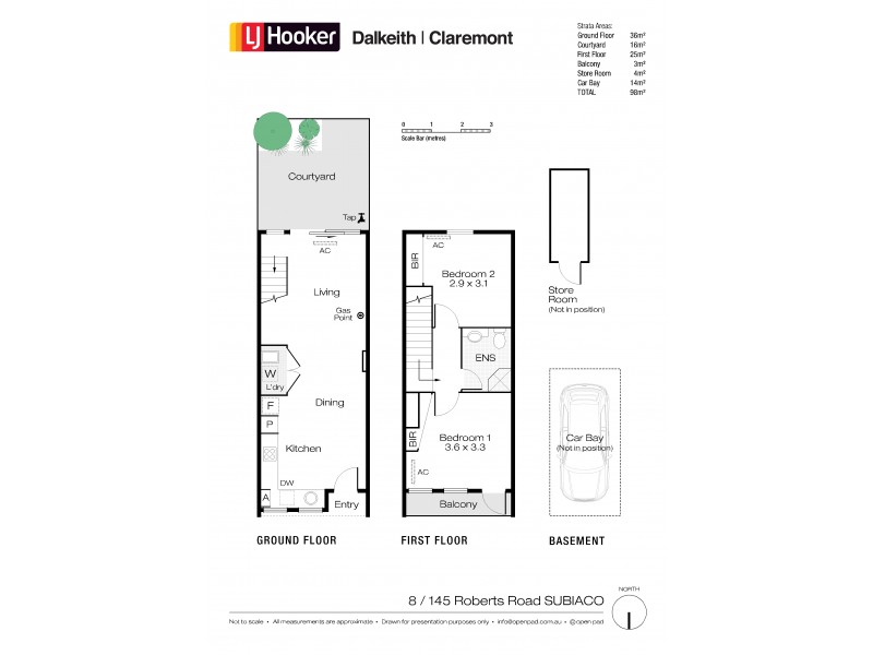 8/145 Roberts Road, Subiaco WA 6008 Floorplan