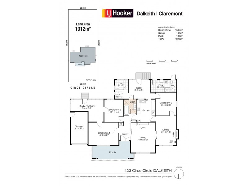 123 Circe Circle South, Dalkeith WA 6009 Floorplan