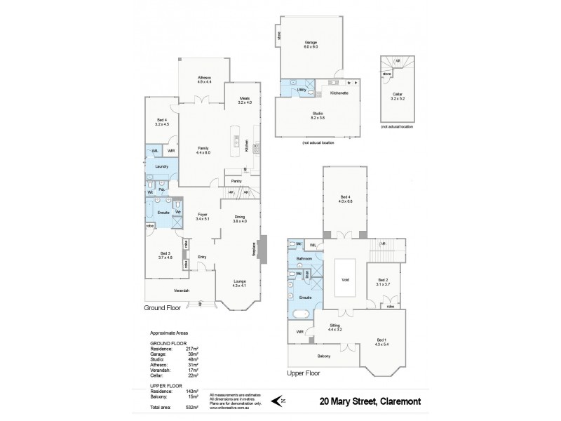 20 Mary Street, Claremont WA 6010 Floorplan