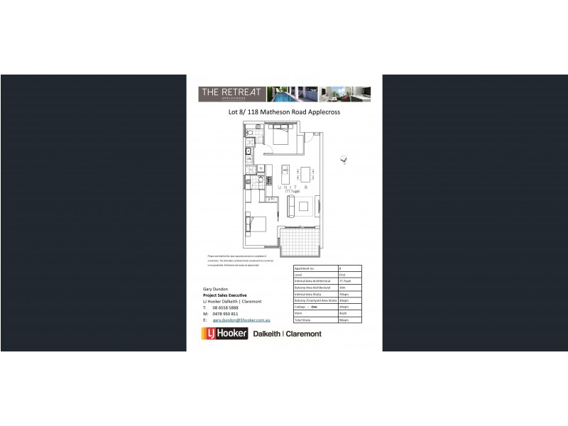 8/118 Matheson Road, Applecross WA 6153 Floorplan