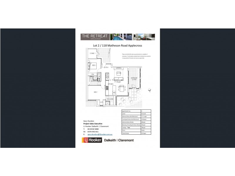 2/118 Matheson Road, Applecross WA 6153 Floorplan