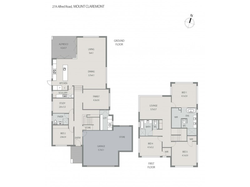27A Alfred Road, Mount Claremont WA 6010 Floorplan
