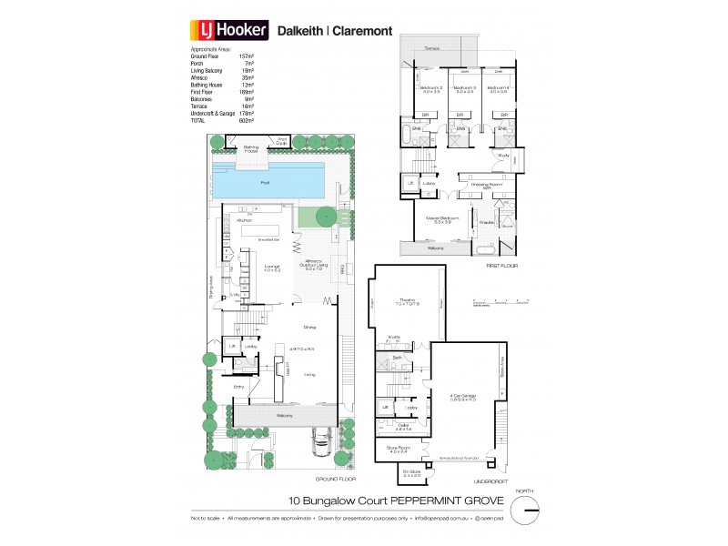10 Bungalow Court, Peppermint Grove WA 6011 Floorplan