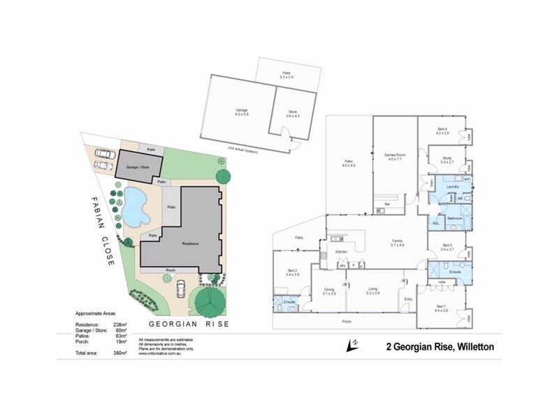 2 Georgian Rise, Willetton WA 6155 Floorplan