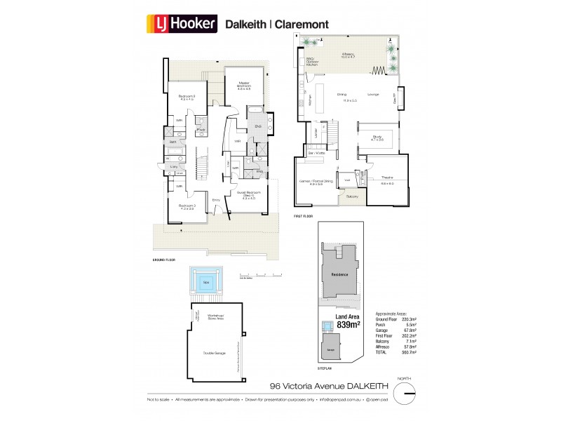 96 Victoria Avenue, Dalkeith WA 6009 Floorplan