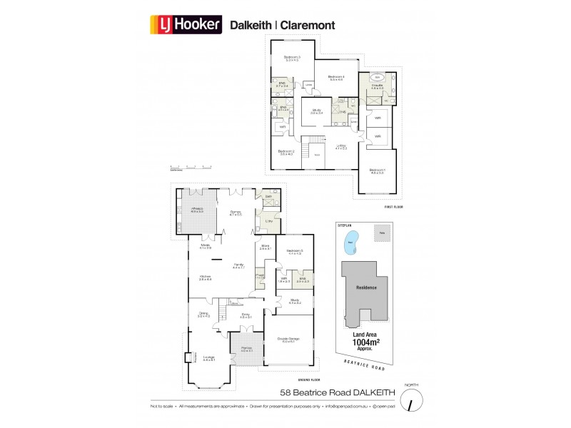 58 Beatrice Road, Dalkeith WA 6009 Floorplan