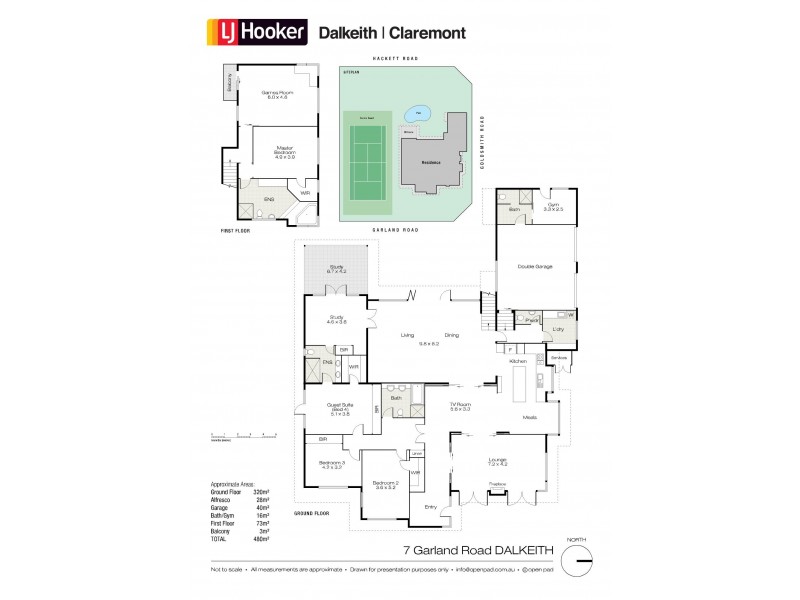7 Garland Road, Dalkeith WA 6009 Floorplan